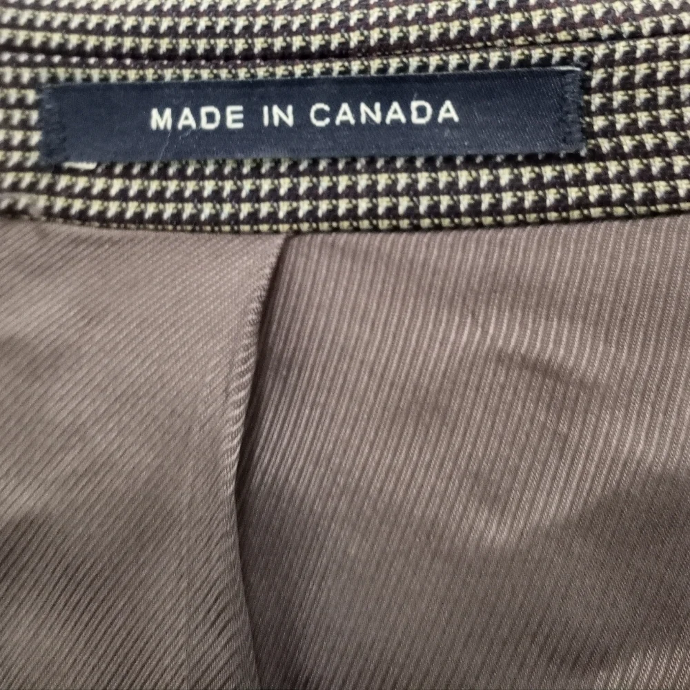 Daniel Cremieux Classic Nailhead Sport Jacket Charcoal Gray Mens 42R